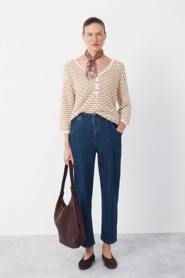 Cortefiel Jeans Easy Fit Blue