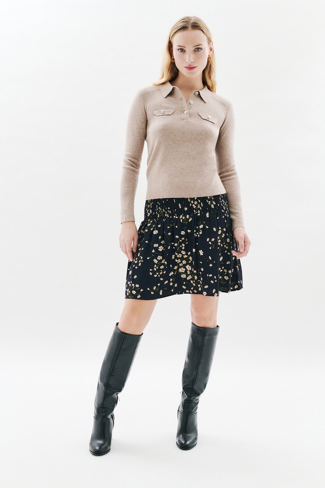 Caroll Camisola gola polo