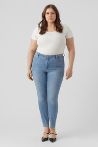 Cortefiel Plus size skinny jeans  Blue