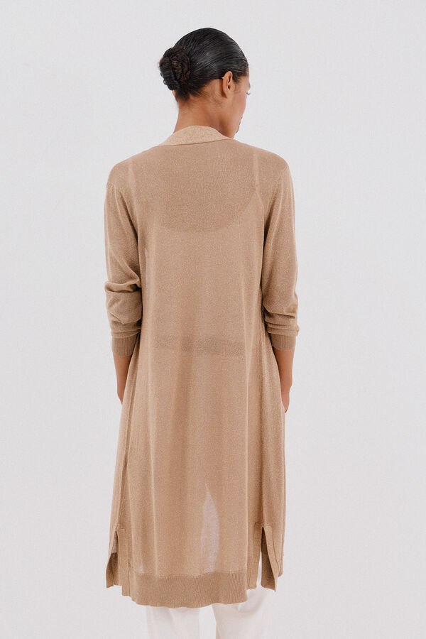 Cortefiel Short-sleeved jumper Printed brown