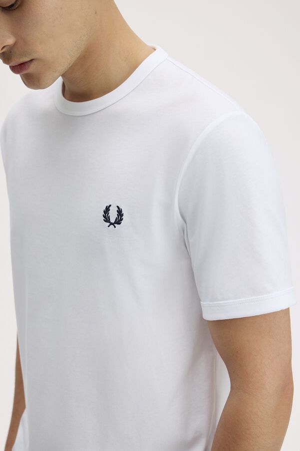 Fred Perry Plain short sleeve T-shirt White