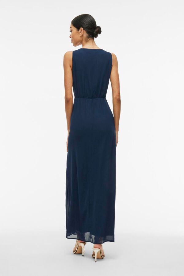 Vila Vestido comprido de festa Azul