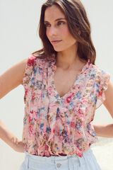 Pol&iacute;n Et Moi Camisa de flores Olga Subiu