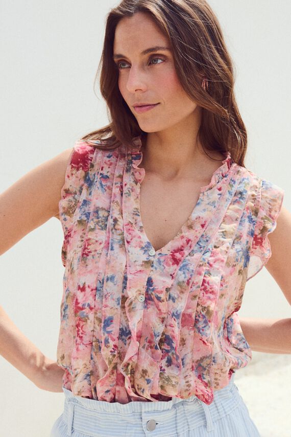 Camisa flores Olga