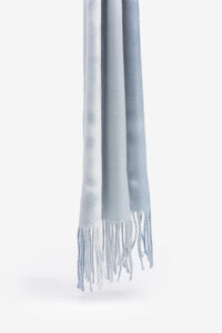 Cortefiel Soft-feel printed scarf Blue