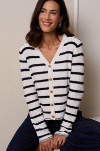 Polín Et Moi Cardigan riscas Amelia