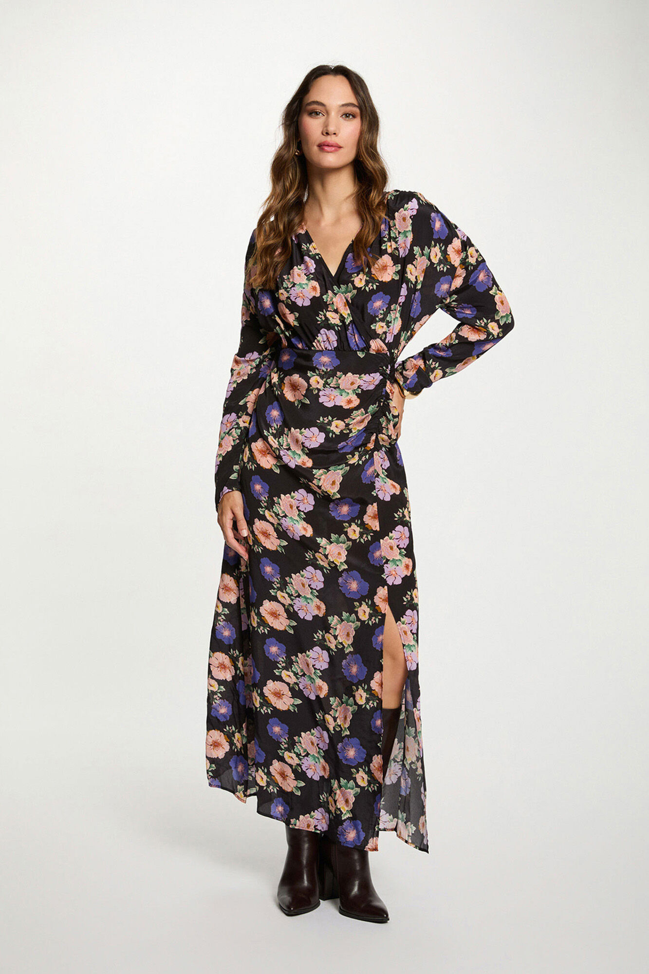 Morgan Vestido longo de cetim