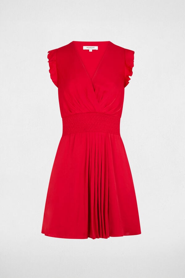 Morgan Vestido corto holgado Rojo