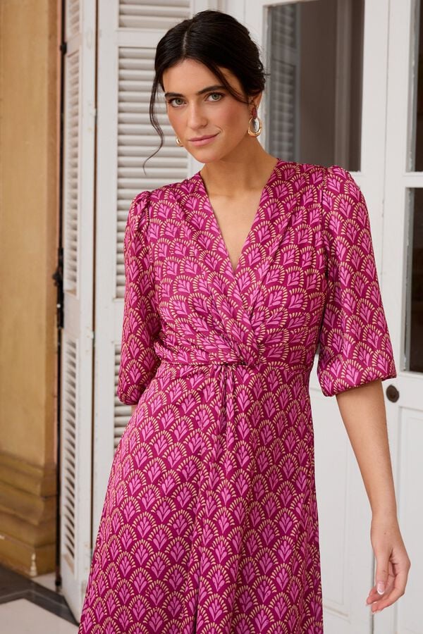 Pol&iacute;n Et Moi Vestido estampado Nerea Granada