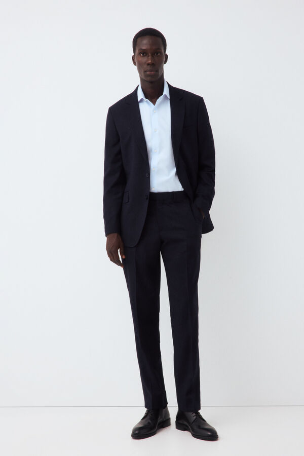Cortefiel Striped trousers Serie XXI Navy
