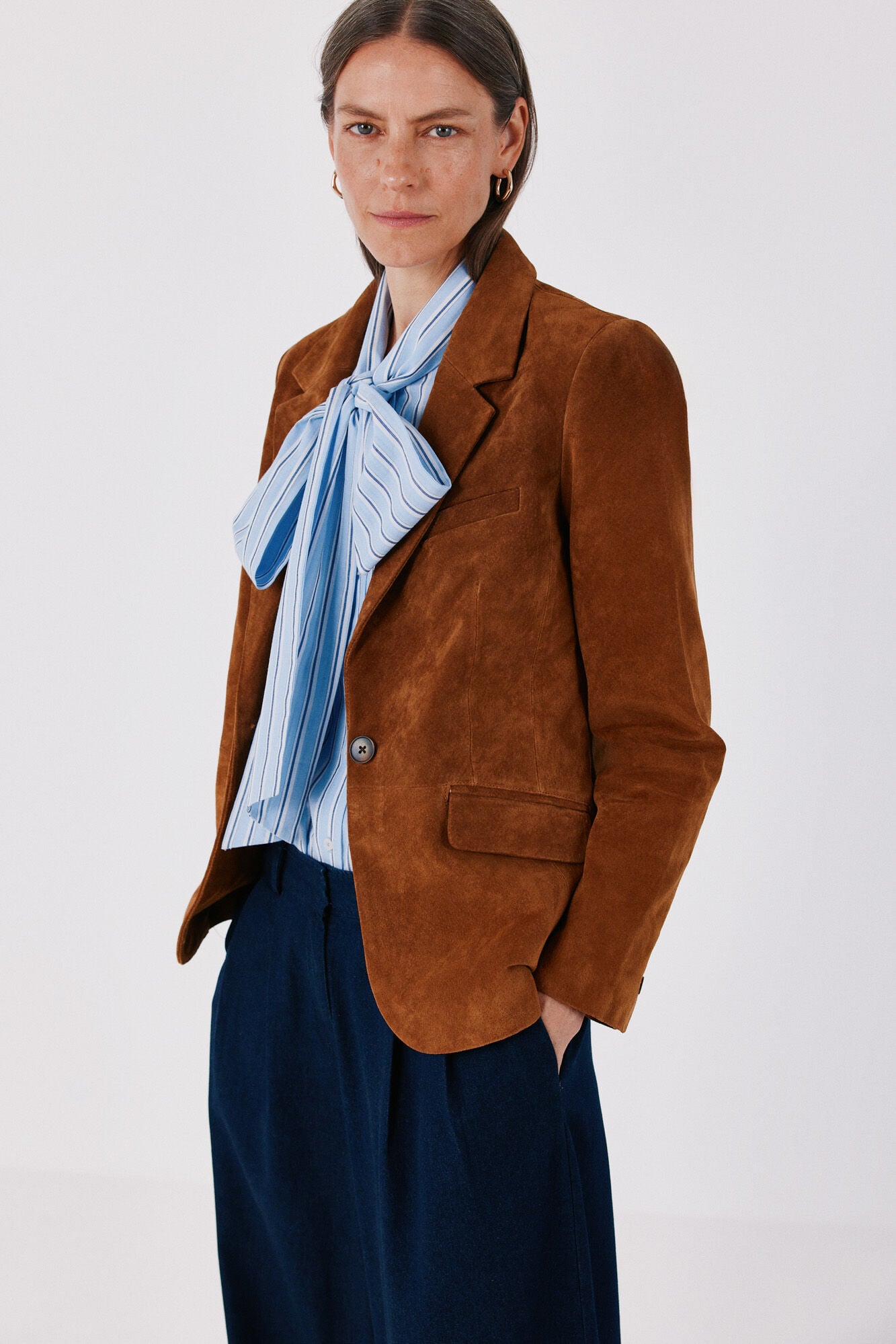 Cortefiel Blazer de pele