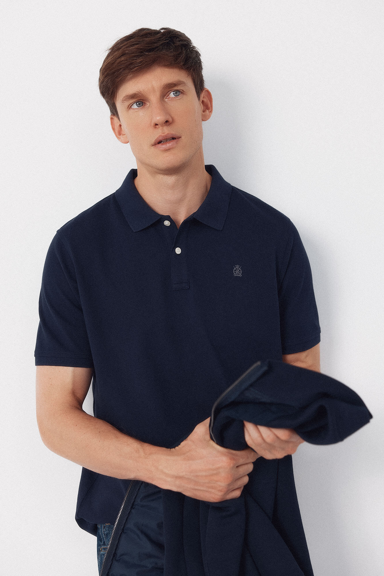Cortefiel Basic piqu&eacute; polo shirt