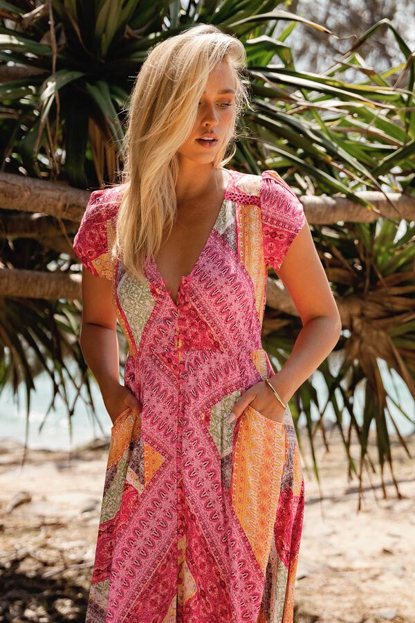 Jaase Vestido comprido Carmen Subiu