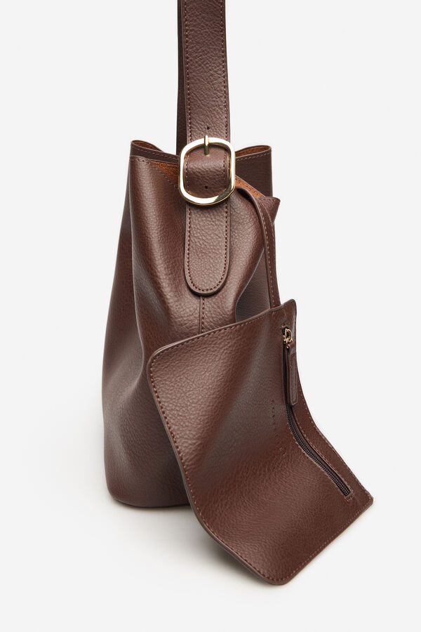 Cortefiel Shopper buckle Brown