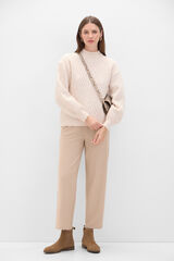 Cortefiel Comfort dress trousers Beige