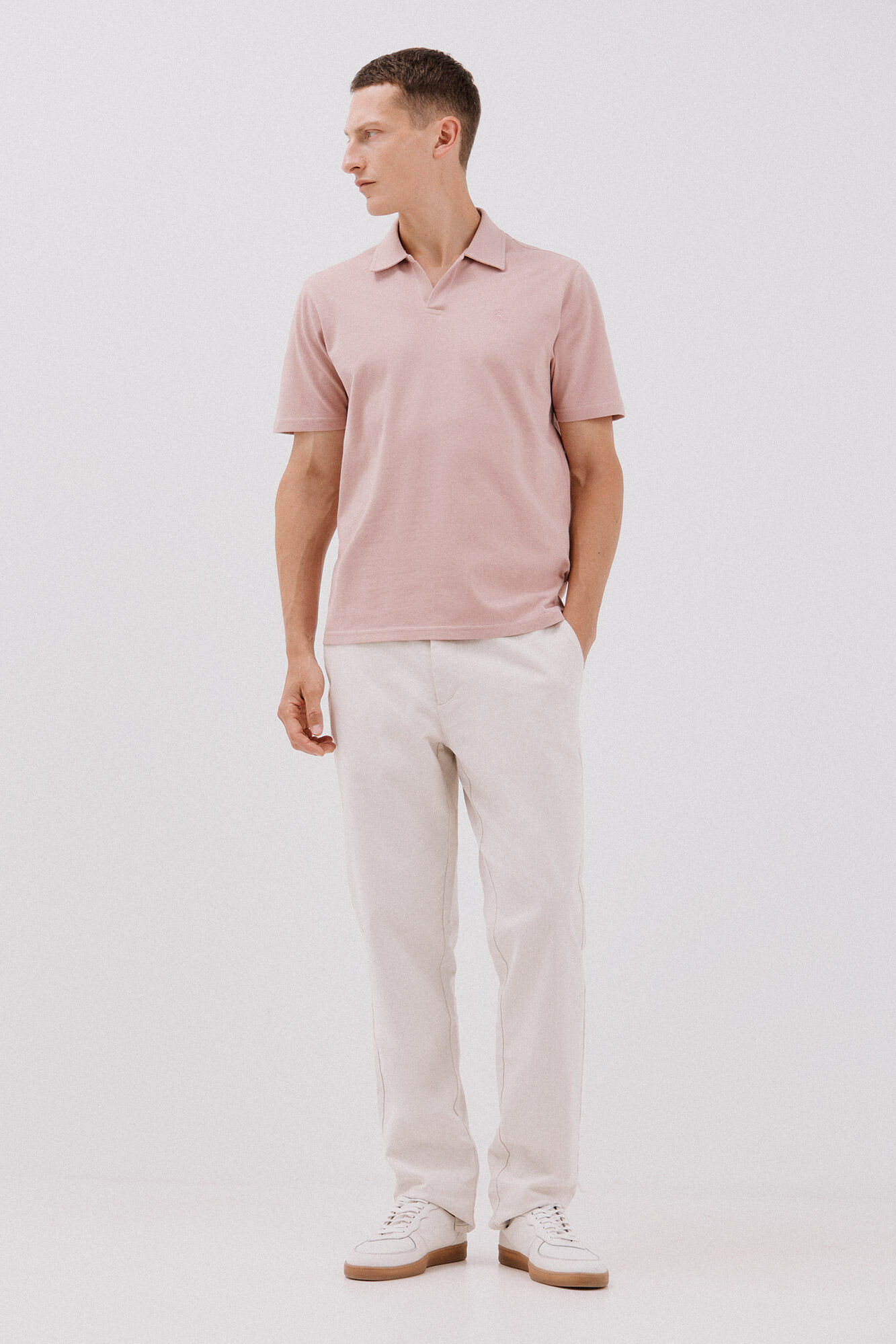 Cortefiel Textured polo shirt