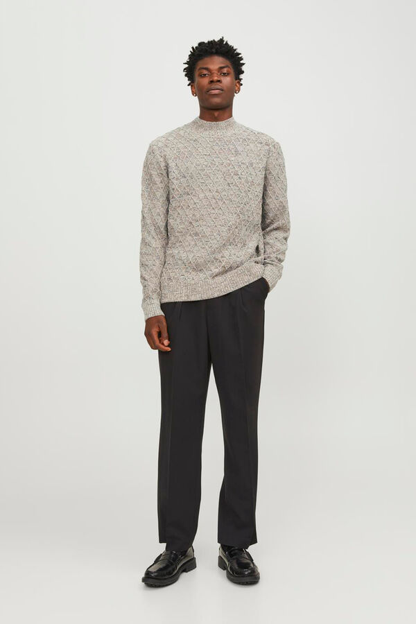 Jack & Jones Camisola textura Cinzento