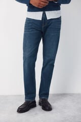 Cortefiel Regular-fit lightweight jeans Blue