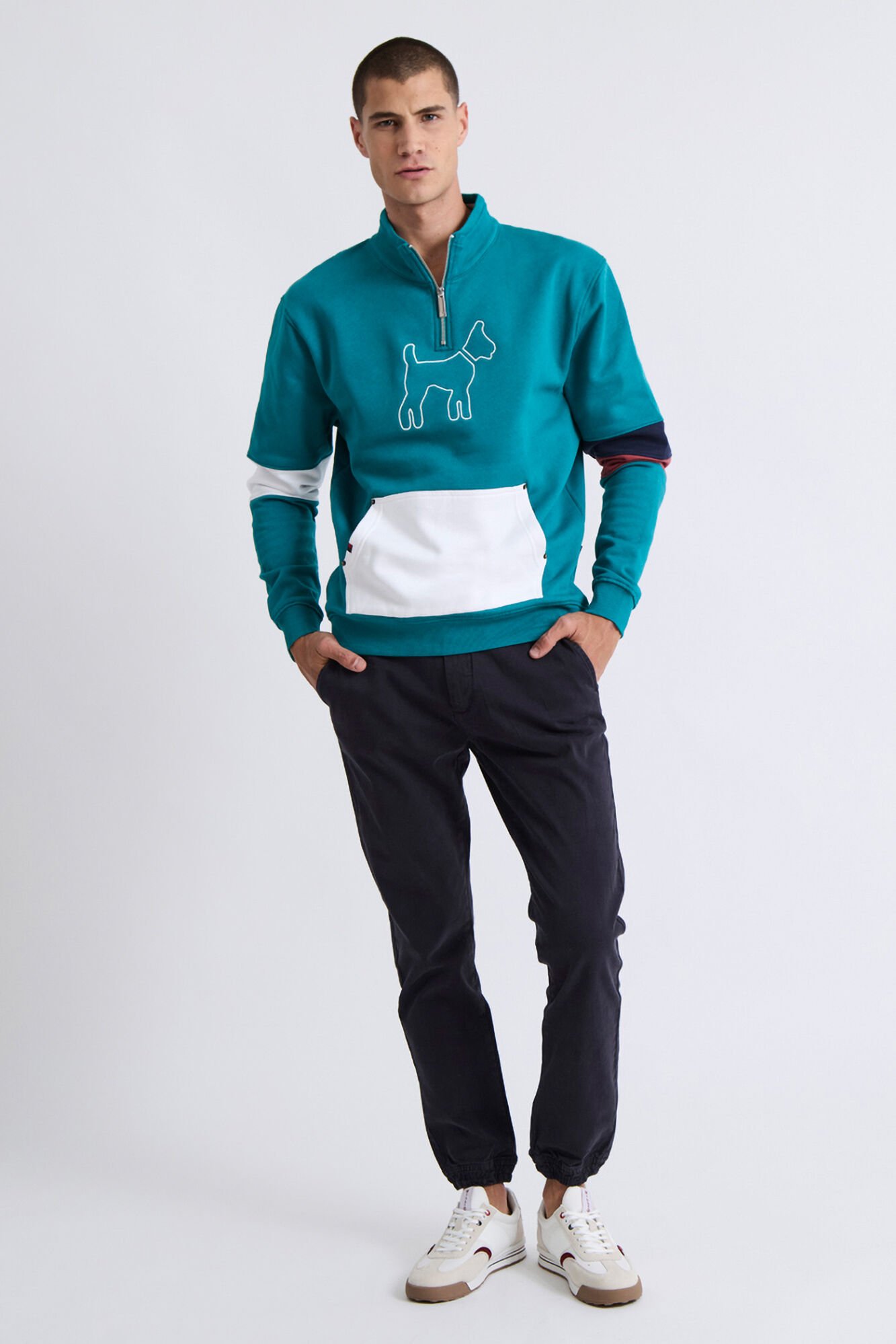 Williot Sweatshirt com manga multicolorida