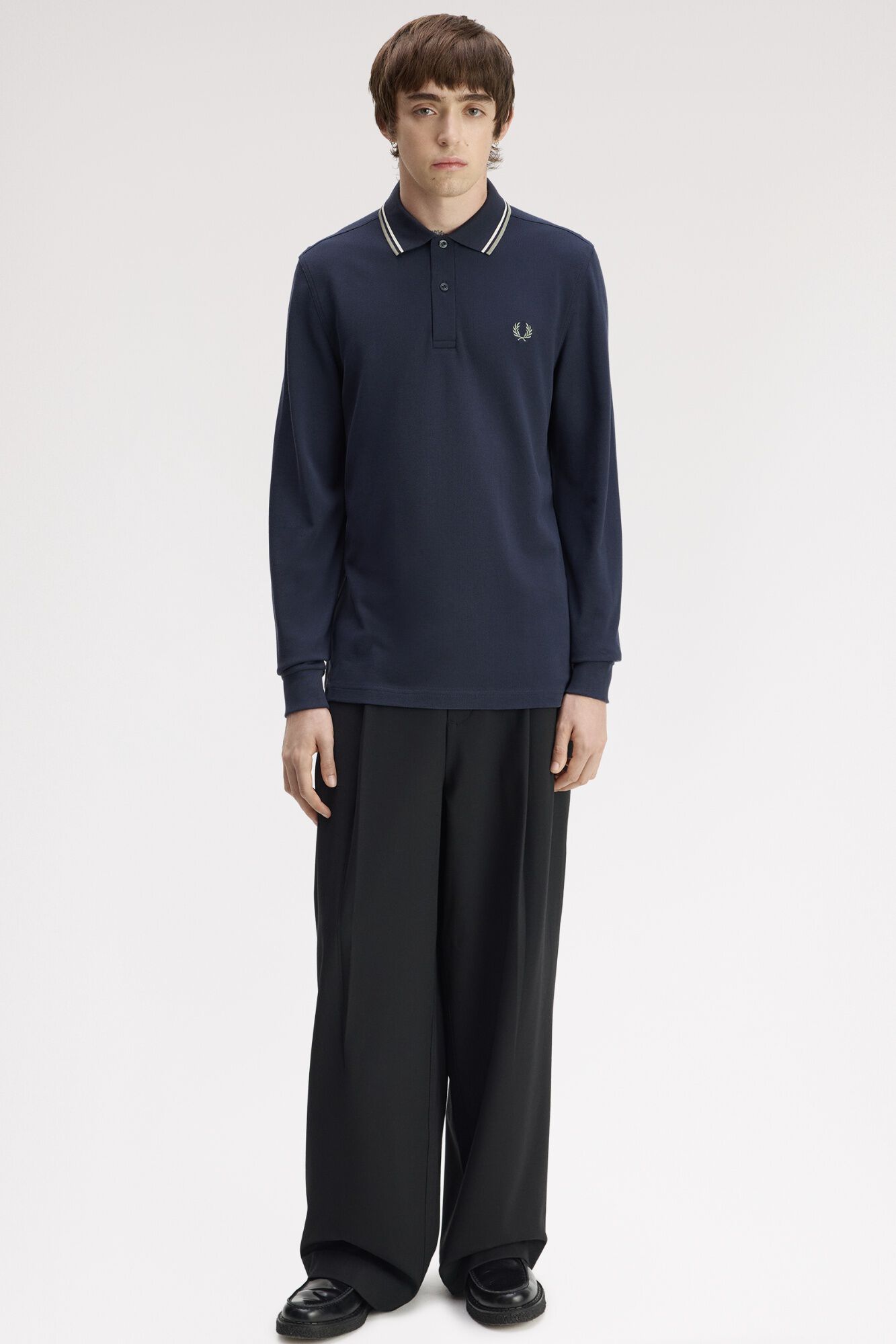 Fred Perry Polo piqu&eacute; manga comprida