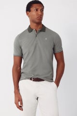 Cortefiel Piqu&eacute; polo shirt Kaki