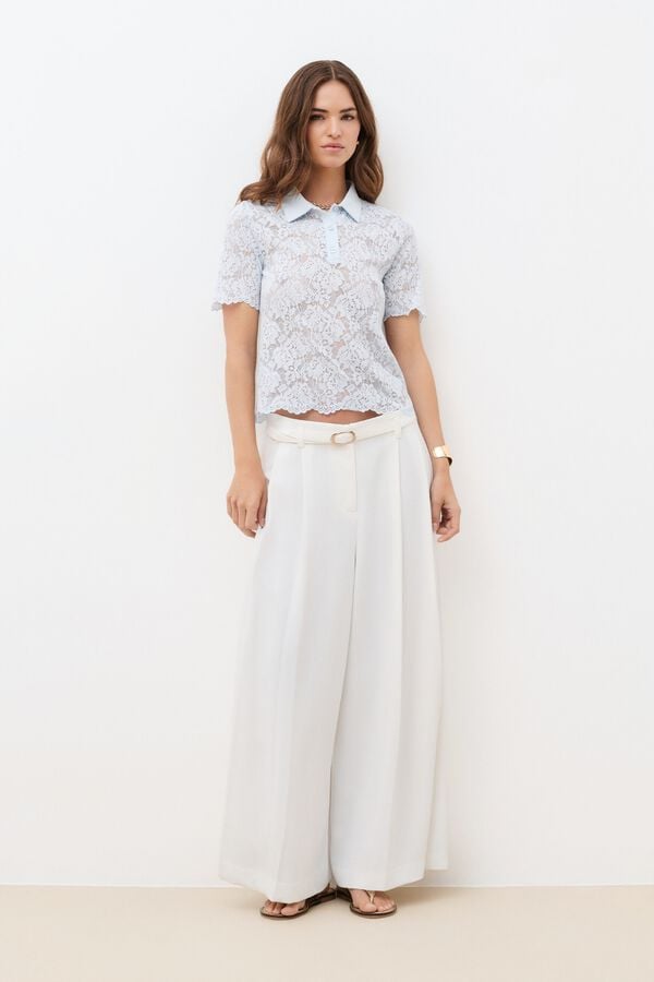 Caroll T-shirt de manga curta Tfiesta Azul