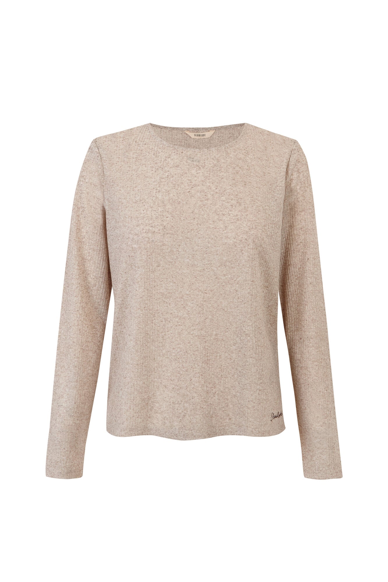 Slowlove Camiseta b&aacute;sica melange