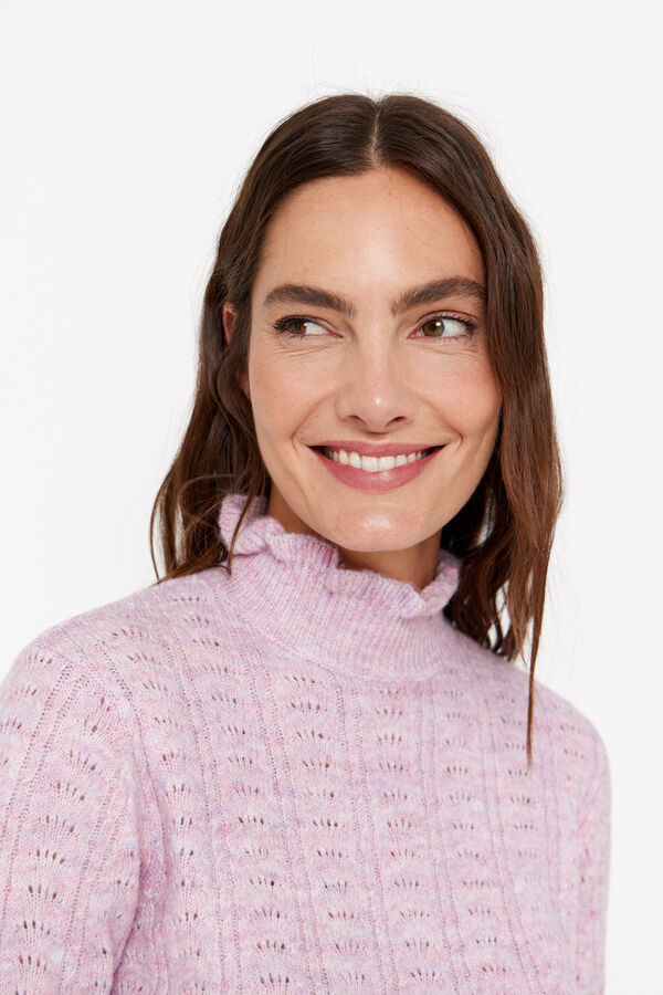 Flounced collar jumper | Women's jumpers and cardigans | Cortefiel