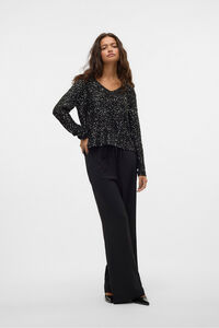 Vero Moda Camisola de lurex e lantejoulas