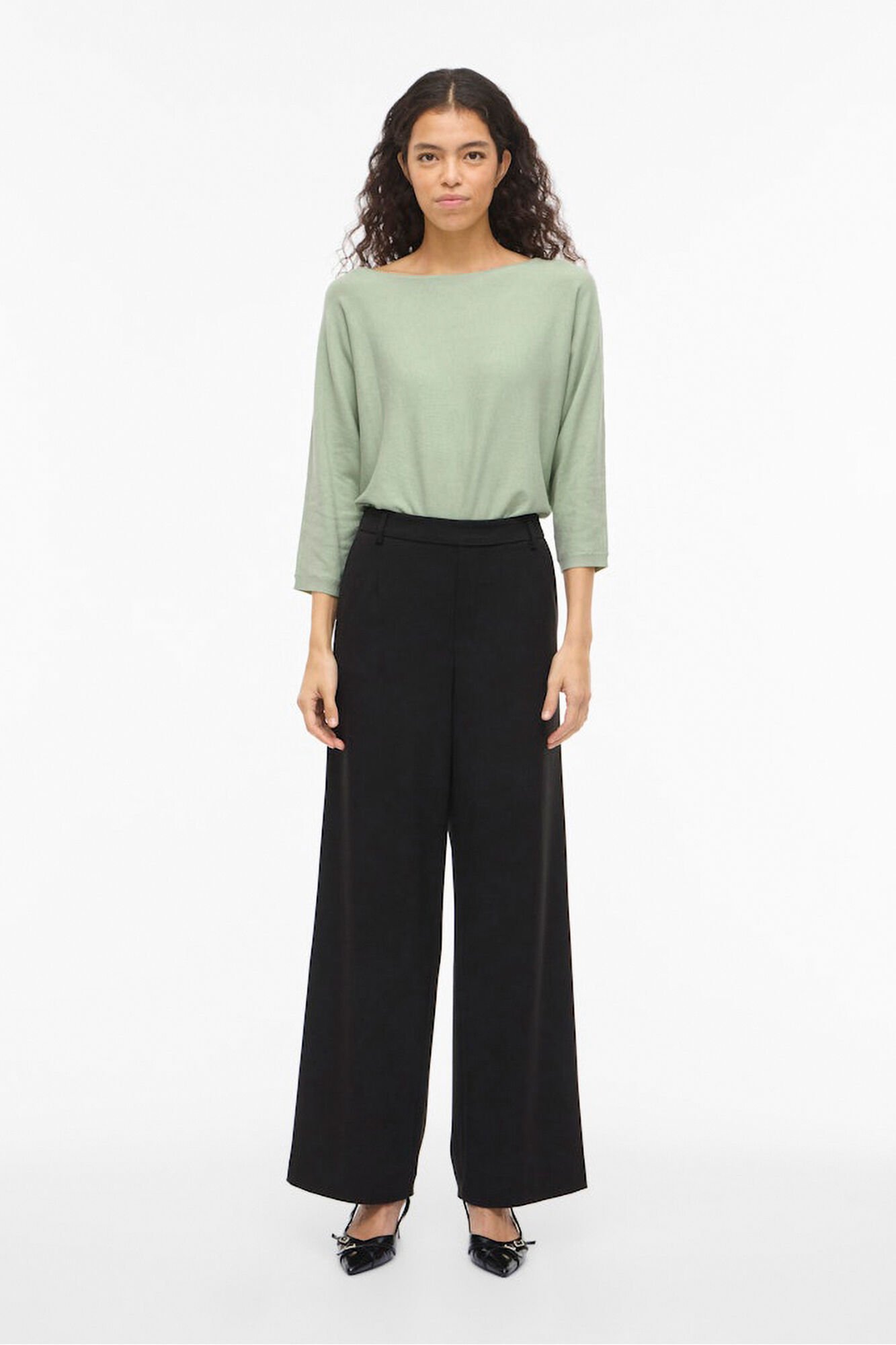 Vila Camisola manga m&eacute;dia em viscose