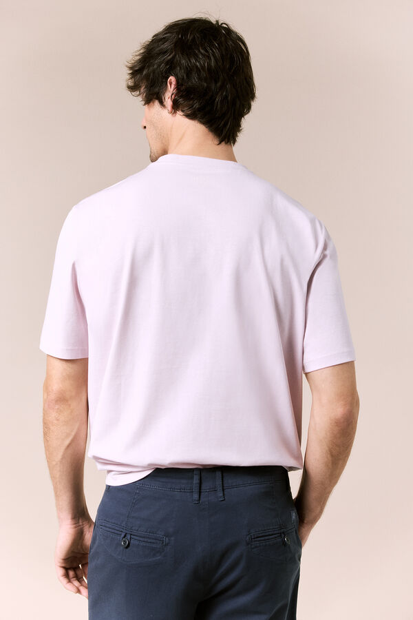 OOTO Camiseta gr&aacute;fica lavada Rosa