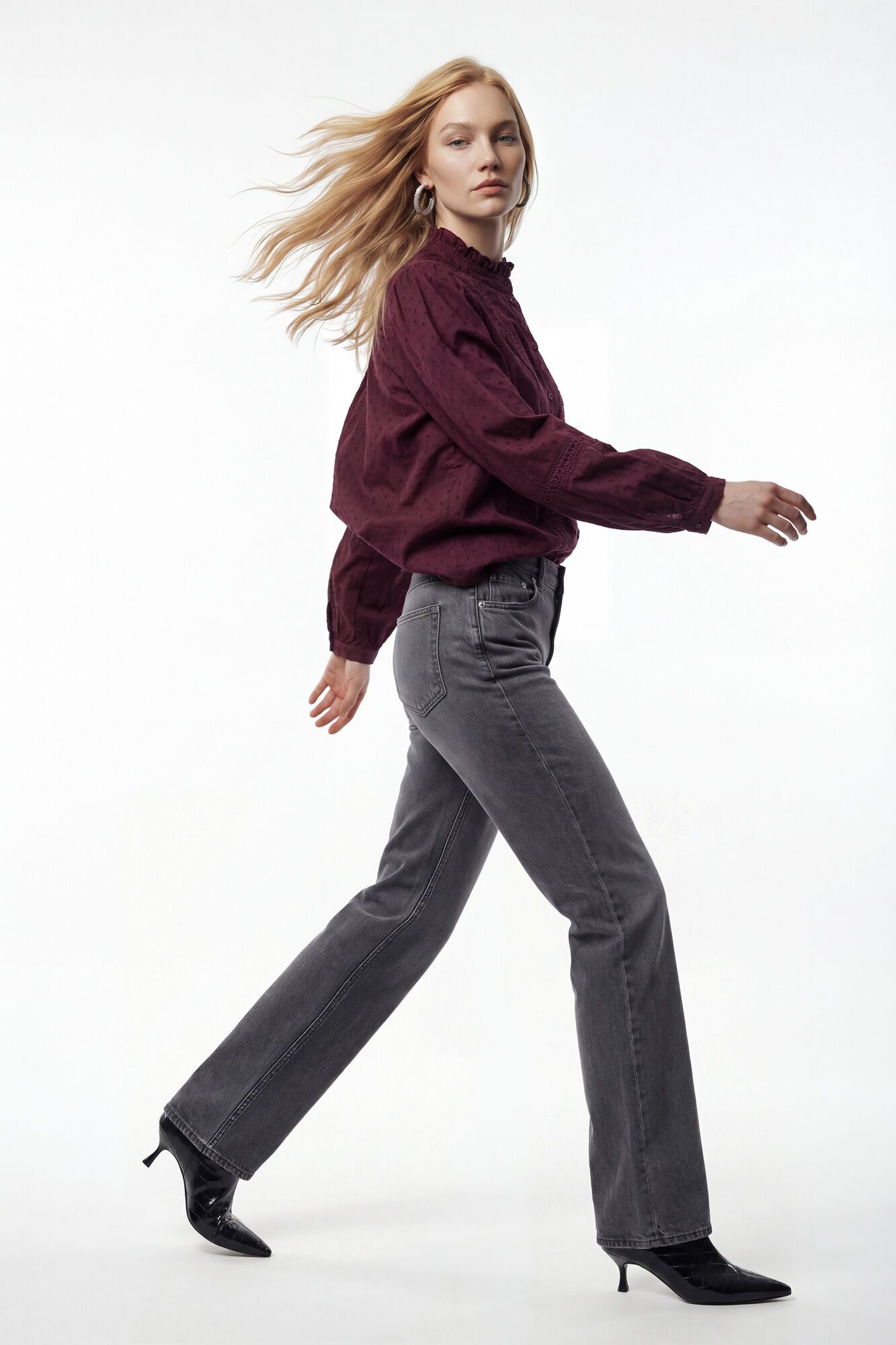 Vero Moda Camisa fluida de manga larga