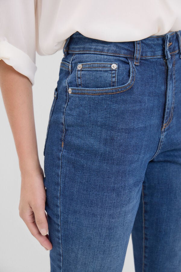 Cortefiel Mom jeans Blue