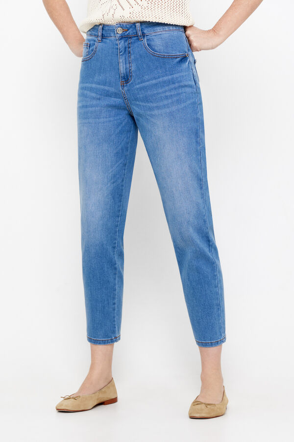 Cortefiel Jeans mom fit Azul