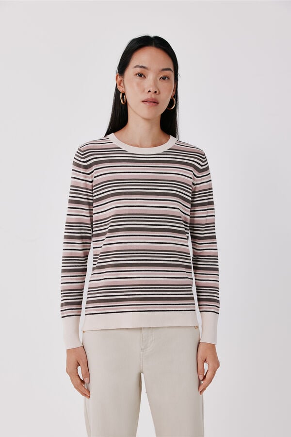 Cortefiel Multicoloured striped jumper Multicolour