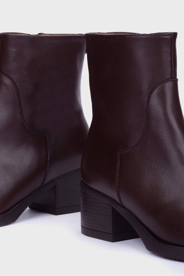 Wonders Botins Santa Fe 61 em pele Castanho