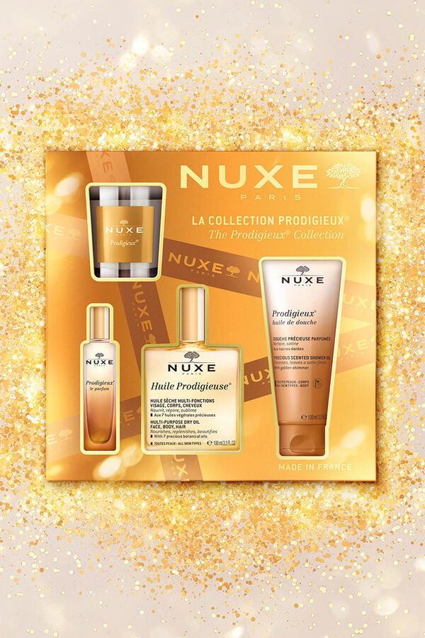 Nuxe NUXE GIFT BOX THE PRODIGIEUX FLORAL COLLECTION + CANDLE  Yellow