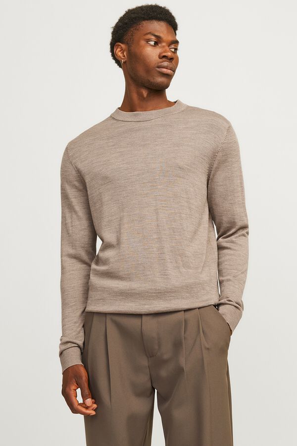 Jack & Jones Camisola regular de l&atilde; Cinzento