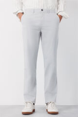 Cortefiel Cal&ccedil;as chino regular fit Cinzento