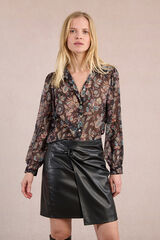 Molly Bracken Camisa de manga comprida com estampado Multicolorido