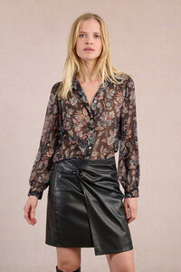 Molly Bracken Camisa de manga comprida com estampado