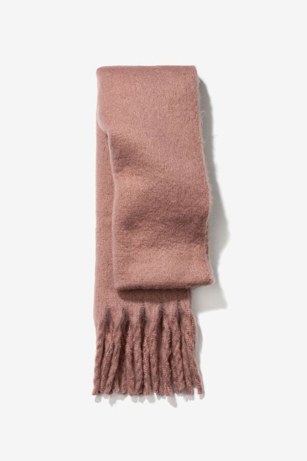 Vilanova Cachecol Escovado com Franjas Subiu