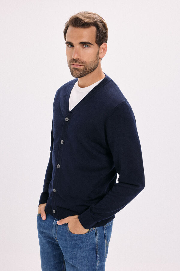 Jack & Jones Cardigan regular fit Azul marino
