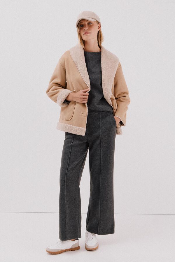 Cortefiel Comfort pants Dark grey