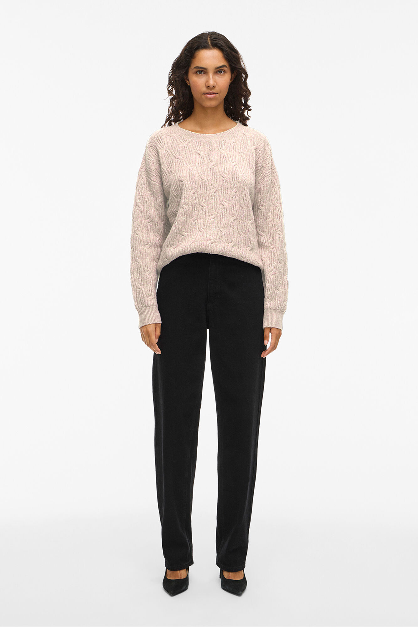 Vila Jersey de ochos con cuello redondo