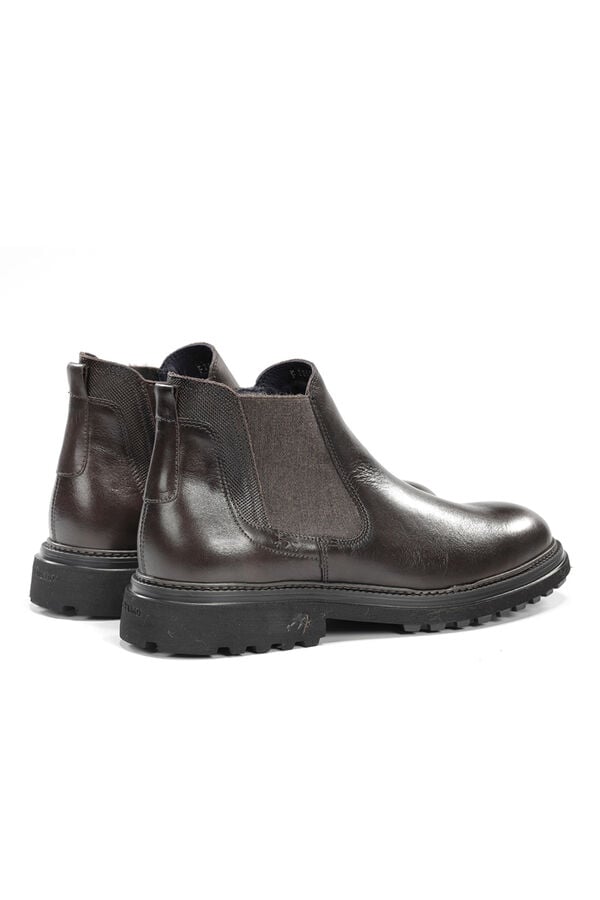 Fluchos Botim Lincon para homem Castanho