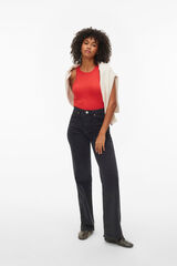 Vero Moda T-shirt sem mangas Vermelho