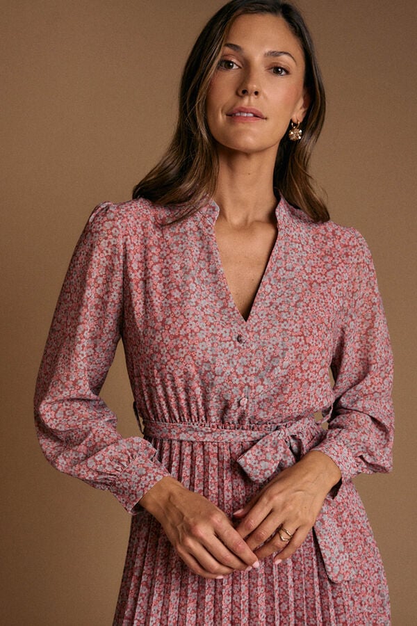 Polín Et Moi Vestido florido lilás Roxo