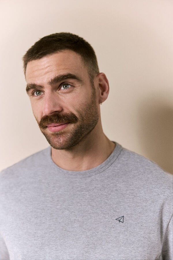 OOTO Washed short sleeve T-shirt Grey