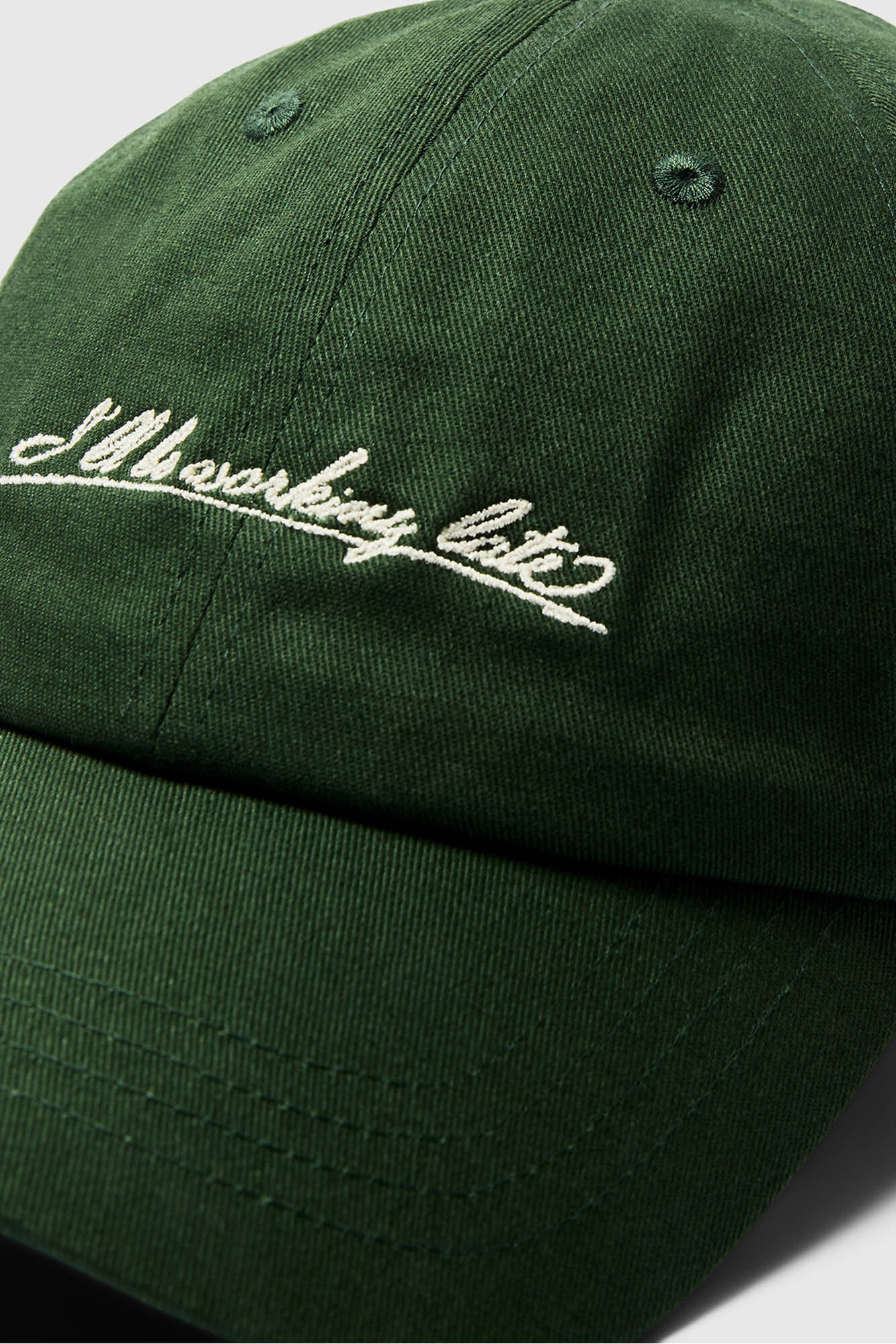 Selected Gorra con bordado 100% algod&oacute;n org&aacute;nico